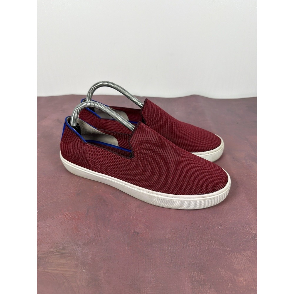 Rothy's The Original Slip-On Round Toe Garnet/Red Women's Shoe Sz 9.5 US Retired